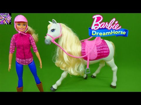 Barbie Dream Horse Voice and Touch Activated! Mattel Barbie Pony Toys NEW 2017 BEST TOYS for GIRLS!