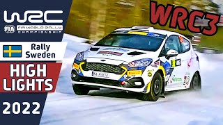 WRC Rally Highlights : Rally Sweden 2022 : WRC3 and Junior WRC