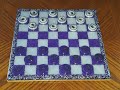 (100) Step by Step | Purple and White Resin Checker Board