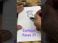 Cartoon faces 21 #shorts #trending #viral #entertainment #slangtoons