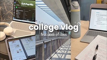 STUDY VLOG 💻 college sophomore, lectures, & note taking | 2nd yr college