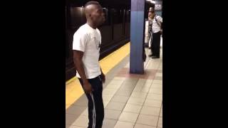 Video thumbnail of "Danny Small Lonely Teardrops NYC Subway"