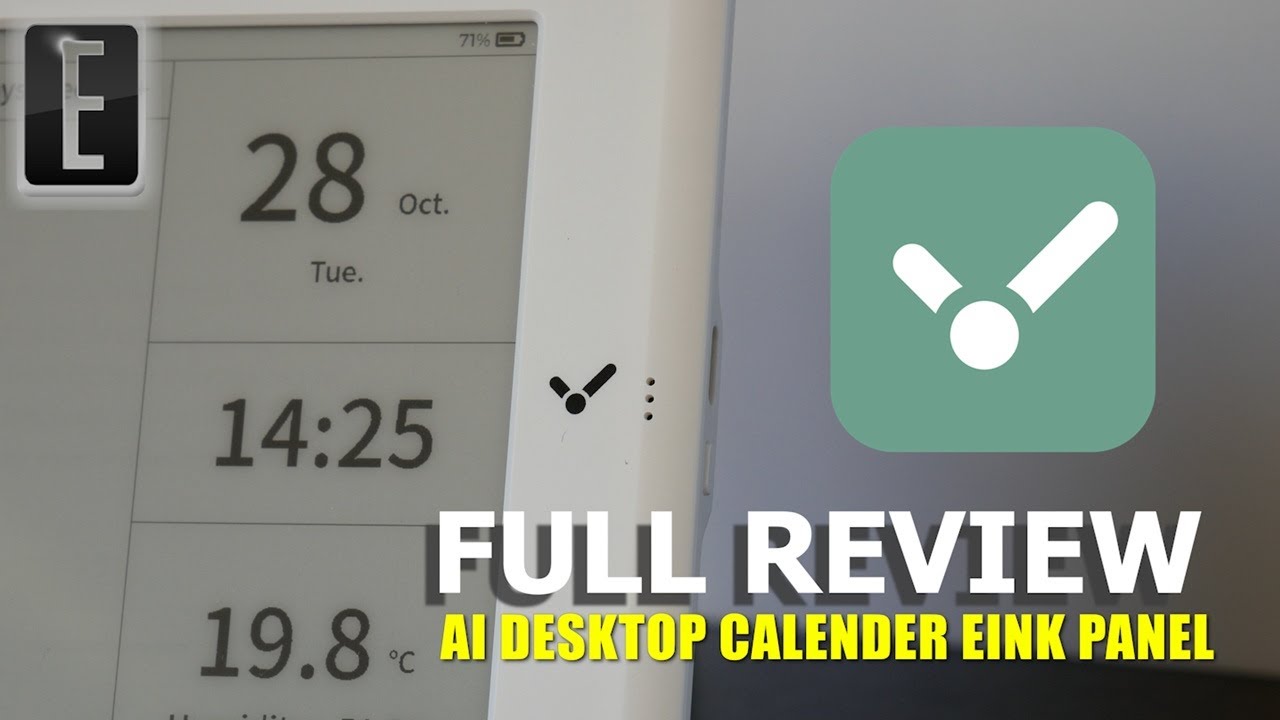 Настольный электронный календарь Nartick AI Desktop на электронных чернилах — полный обзор