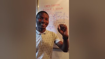 Radius of a latitude || Earth 🌎 Geometry  Part 1 #latitudes #earthgeometry #radiusoflatitude