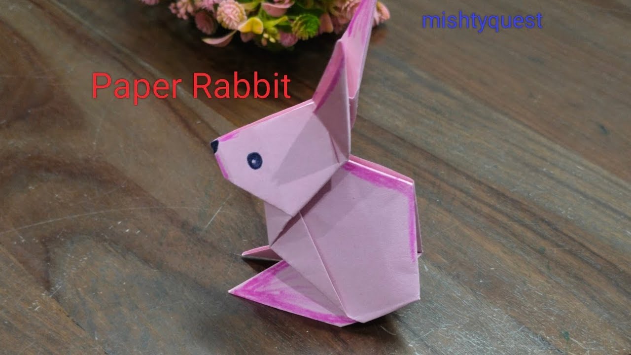 How to make Paper rabbit 🐰|Easy Origami Bunny|Easter craft ideas ...