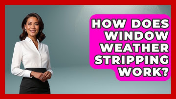 How Does Window Weather Stripping Work? - Insects and Invaders
