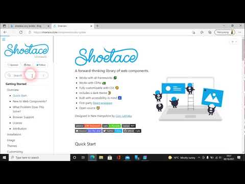 Adding a Shoelace to Bootstrap Studio