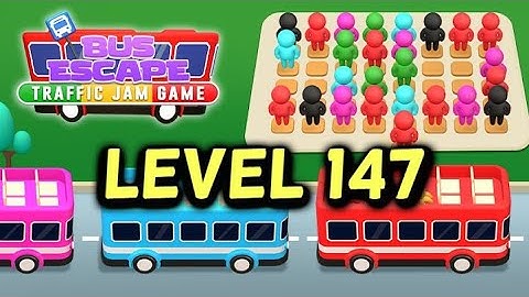BUS ESCAPE TRAFFIC JAM Level 147 Guide How to Complete Walkthrough