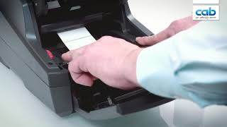 cab MACH 4S Tutorial: Cleaning print roller / Druckwalze reinigen