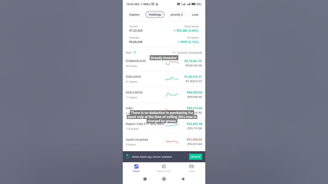 how to buy stock on groww app | 7 lakh stock portfolio | groww