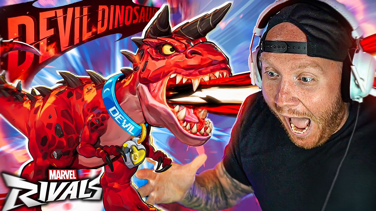 TIMTHETATMAN REACTS TO SEASON 8 MARVEL RIVALS TRAILER (DEVIL DINOSAUR)