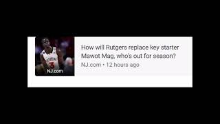  How will Rutgers replace key starter Mawot Mag, who’s out for season