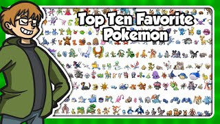 Top Ten Favorite Pokemon (2016)
