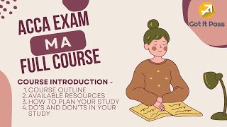 ACCA MA/FMA (was F2) Management Accounting Course Introduction