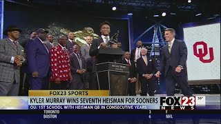 Video - Kyler Murray Becomes 7Th Sooner To Win Heisman
