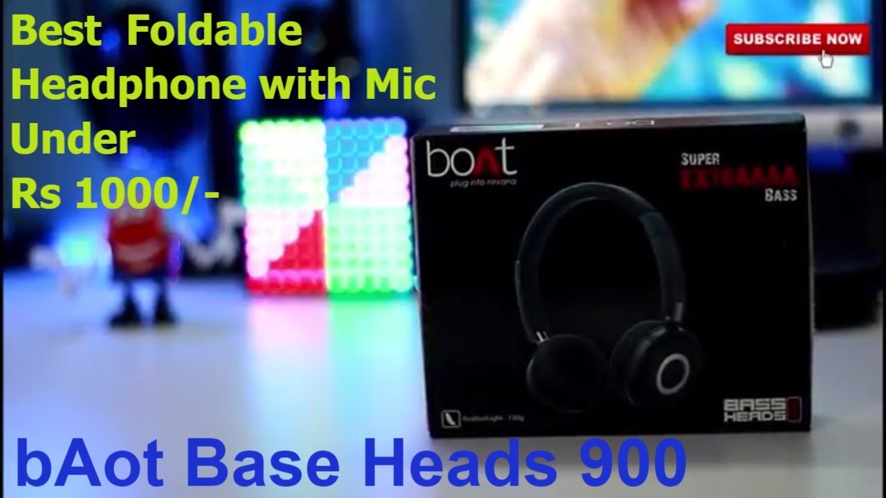 boat bassheads 900 headphones with mic