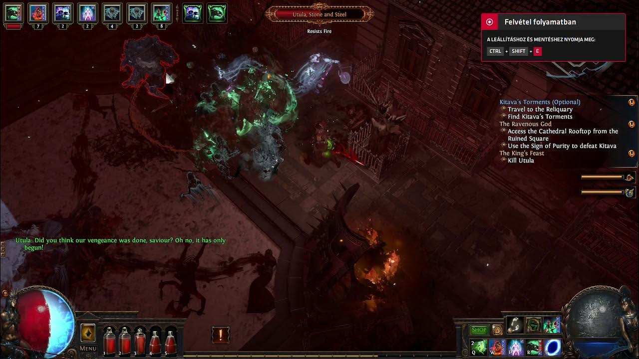 PoE Utula kill Necromancer Act 5 YouTube