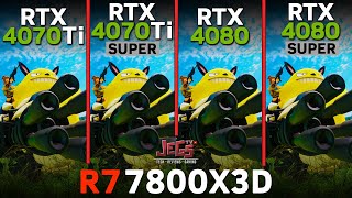 RTX 4070 Ti vs RTX 4070 Ti Super vs RTX 4080 vs RTX 4080 Super | Tested in 10 games