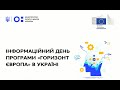 Інформаційний день програми «Горизонт Європа» в Україні в режимі відеоконференції.