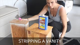 How to Strip a Vanity | Bathroom Vanity Makeover