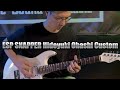 ESP Guitars: ESP SNAPPER Ohashi Custom &quot;chocolat blanc&quot; Demonstration Part-2