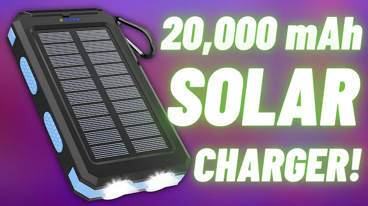 Portable SOLAR Power Bank! Charge Your Devices From Anywhere!