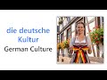 39 German Words for German Culture | A2 German Vocabulary | Wortschatz Deutsche Kultur