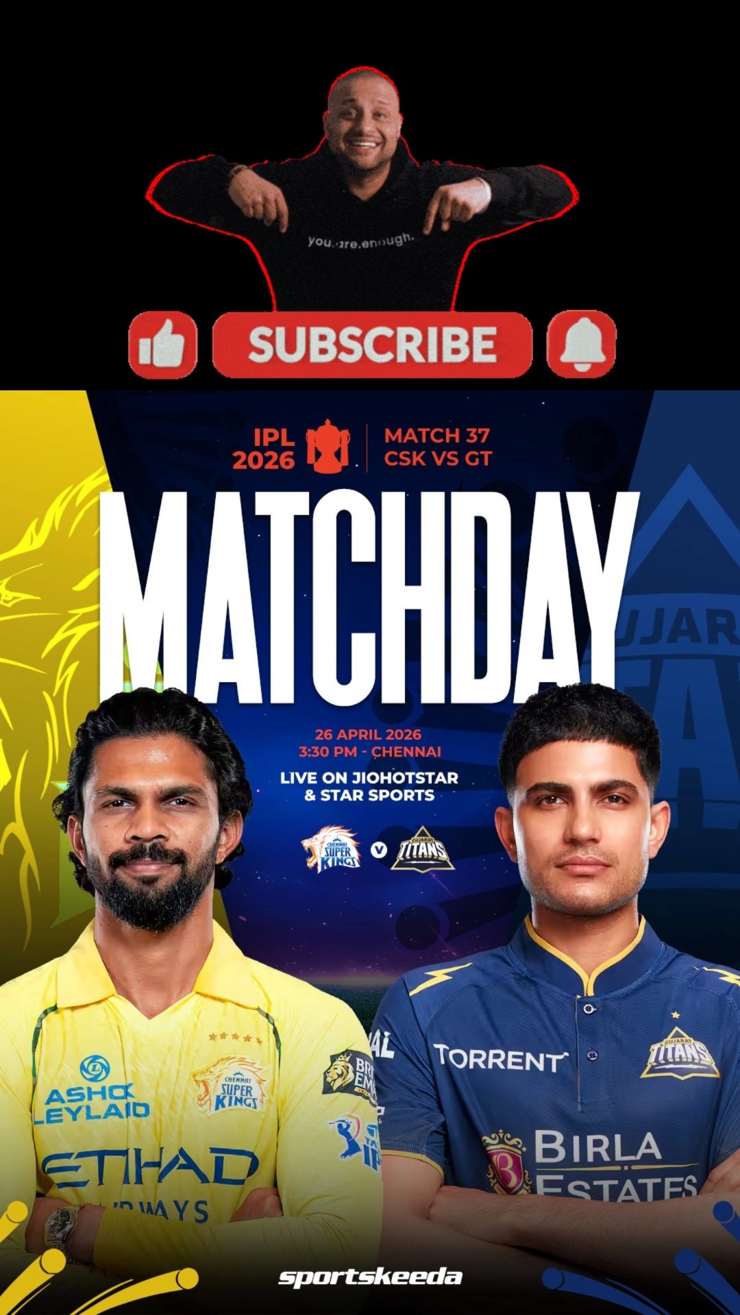 🏏 ಗುಜರಾತ್ ಟೀಮ್ vs ಚೆನ್ನೈ ಟೀಮ್ 🏏 - ShareChat