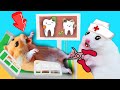 💉😱 Doctor Hamster Rescue Giant Teeth Maze Traps 🦷 In Hamster Stories