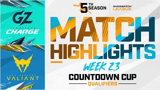 @GZCharge vs @LAValiant | Countdown Cup Qualifiers Highlights | Week 23 Day 1