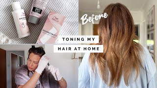 USING THE WELLA SHINEFINITY GLAZE AS A NON HAIRDRESSER | APPLICATION, BEFORE & AFTER TONING MY HAIR screenshot 5