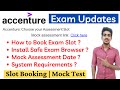 How to Book Accenture Exam Slot | Mock Test Date | Accenture Recruitment 2022 | Accenture Exam
