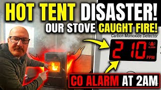 Inflatable Tent Camping Gone Wrong: The Pellet Stove Problem