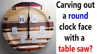 Clock face carving jig for a table saw by The Rookie Woodworker 292 views 1 year ago 16 minutes