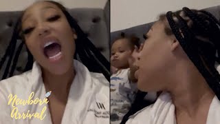 &quot;Dis Boy Is Crazy&quot; Jessica Dime&#39;s Son Wisdom Continues To Throw Toys At Mom During Her Live! 😱