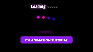 Creative CSS Loading Animations Effects |CSS Animation Tutorial for Beginners#coding #html #css