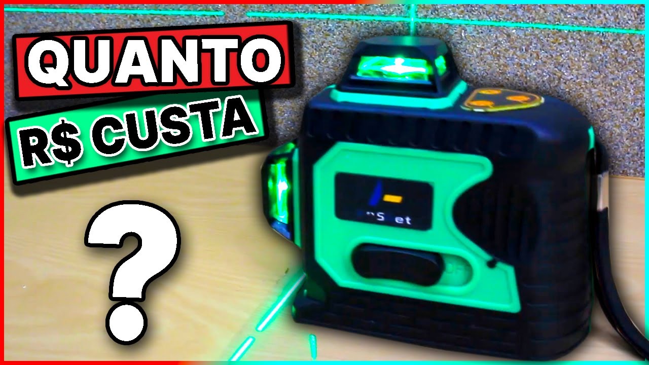 Nível a laser 12 linhas verde tão barato que você não vai acreditar !!!