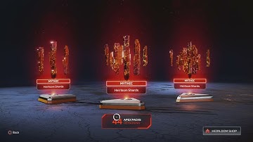 I got my first Heirloom Shards on pack 6