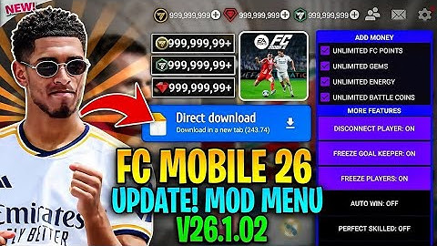 FC MOBILE MOD MENU V26.1.02 ✅ Unlimited Money, Fc Points - FC Mobile Mod Menu | Fc Mobile Mod Apk  