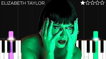 Taylor Swift - Elizabeth Taylor | EASY Piano Tutorial
