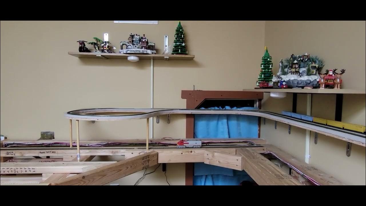 Dads HO and N scale train room 1 YouTube