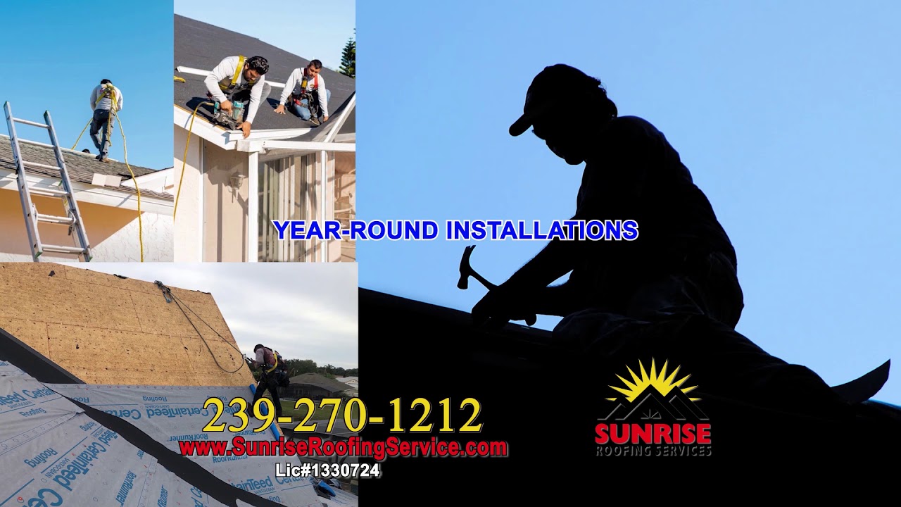 Sunrise Roofing Services Naples FREE Gutter Special YouTube