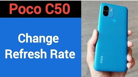 How to change refresh rate, Poco C50 me refresh rate change kaise karen