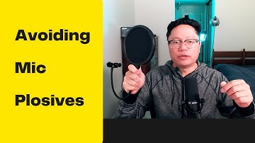 Pro Audio Tip - How To Avoid Plosives When Recording In To a Microphone