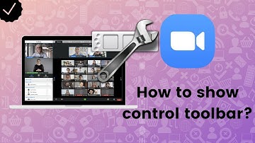 How to show meeting control toolbar on Zoom?