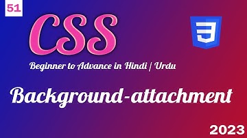 CSS background attachment |  CSS tutorial in Hindi and Urdu | do some code