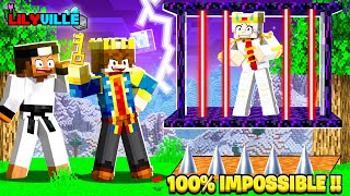 I Made 100% Impossible Prison In Minecraft Lilyville Smp