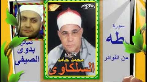 الشيخ محمد السلكاوى سورة طه من النوادر