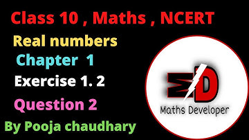 Class 10| Maths| NCERT|chapter 1| Real numbers| Exercise 1.2| Question 2