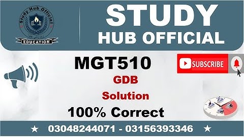 MGT510 GDB Solution Fall 2022, MGT510 GDB Solution 2022, MGT510 GDB Solution